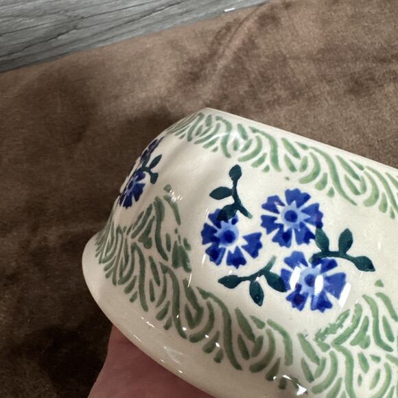 Ceramika Z Bolestawca Set Of 3 Bowls Handmade Polish Pottery Signed & Numbered - Picture 6 of 10